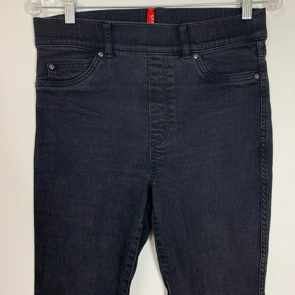 Spanx Black Skinny Jeans Ankle 20278T Pull On Stretch Size  Women’s Medium Tall - Picture 3 of 9